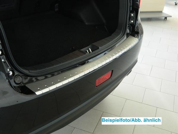 BSB - Ladekantenschutz Alu Riffelblech schwarz eloxiert [ VW T6 / T6.1 ]  Heckklappe
